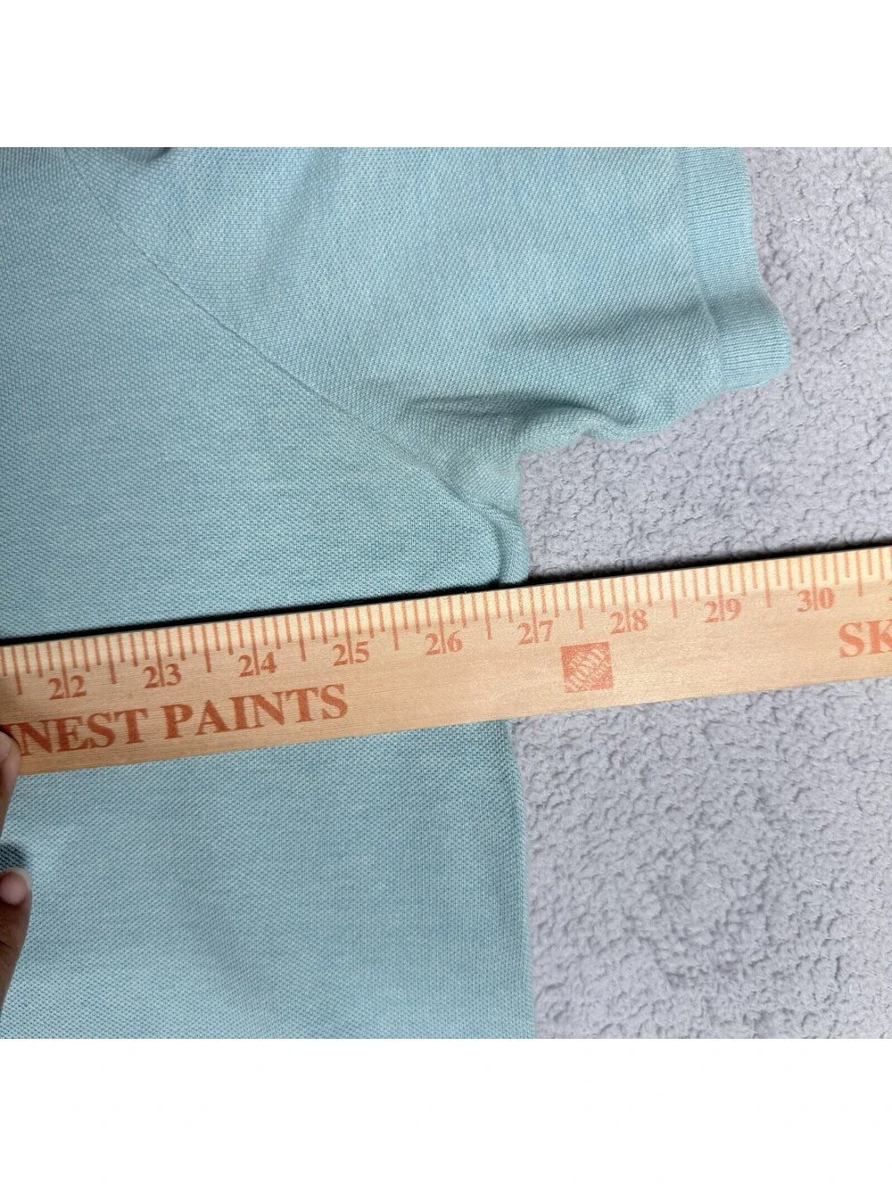 Polo Ralph Lauren Polo Shirt Mens 2XL Blue Green Blue Pima Soft Touch Flesh Pony